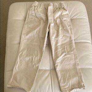 Beige Casual Pants